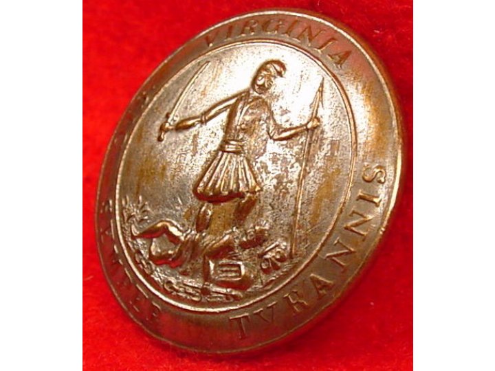 Virginia State Seal Button